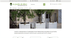 Desktop Screenshot of le-jardin-de-marc.com